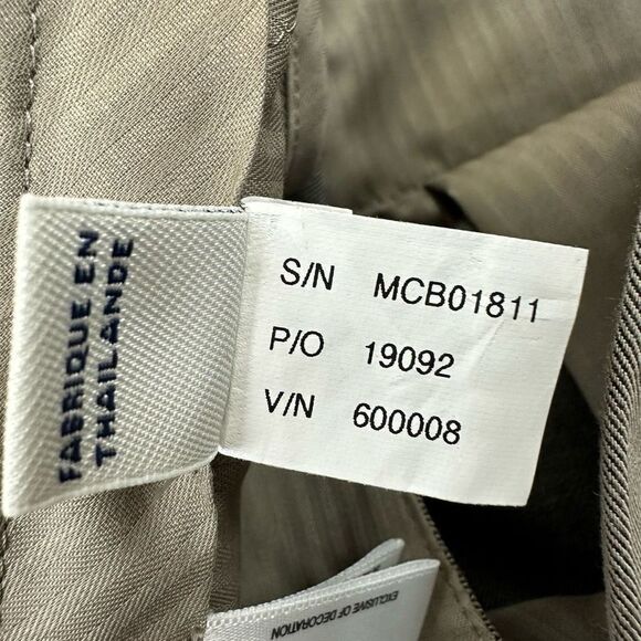 Cutter & Buck Men's Size 42x34 Golf Pants Neutral Oyster Taupe Pleat Front New - Picture 8 of 16